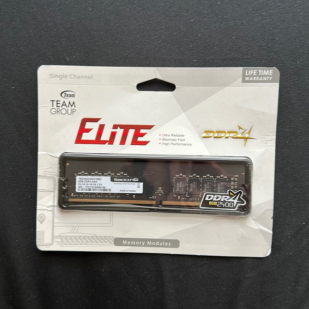 Team Group Elite DDR4 8GB memory